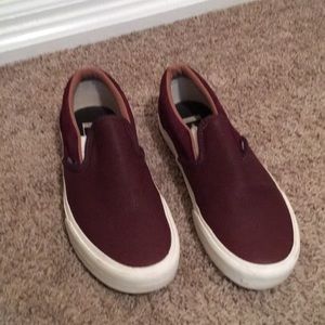 Vans skate shoes.